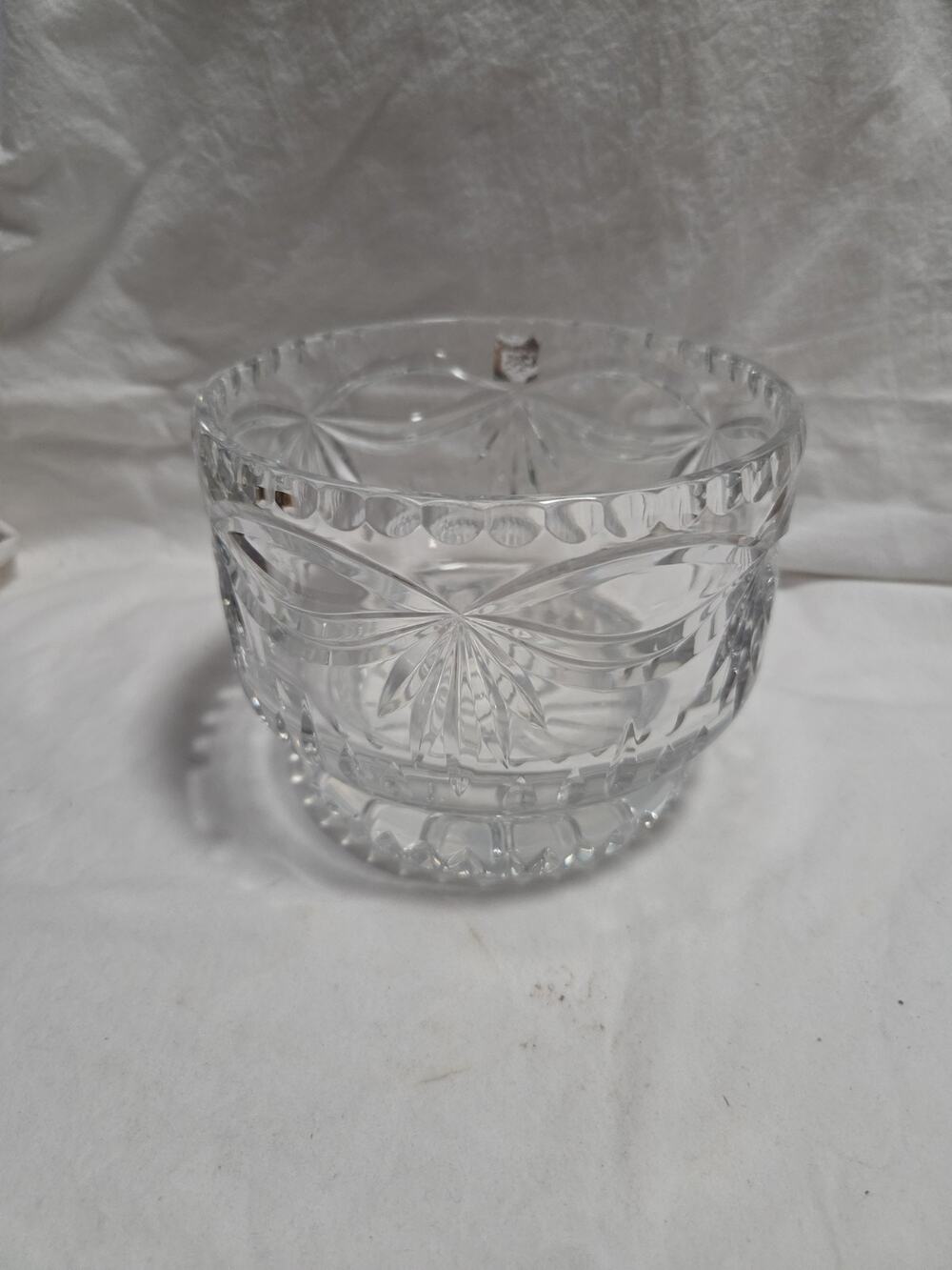Noble Excellence Crystal Footed Bowl "Duchess Pattern" 4.5" X 5 3/4"